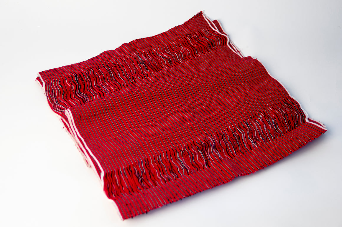 Table Runner Top Cloth Cotton Artisanal Red